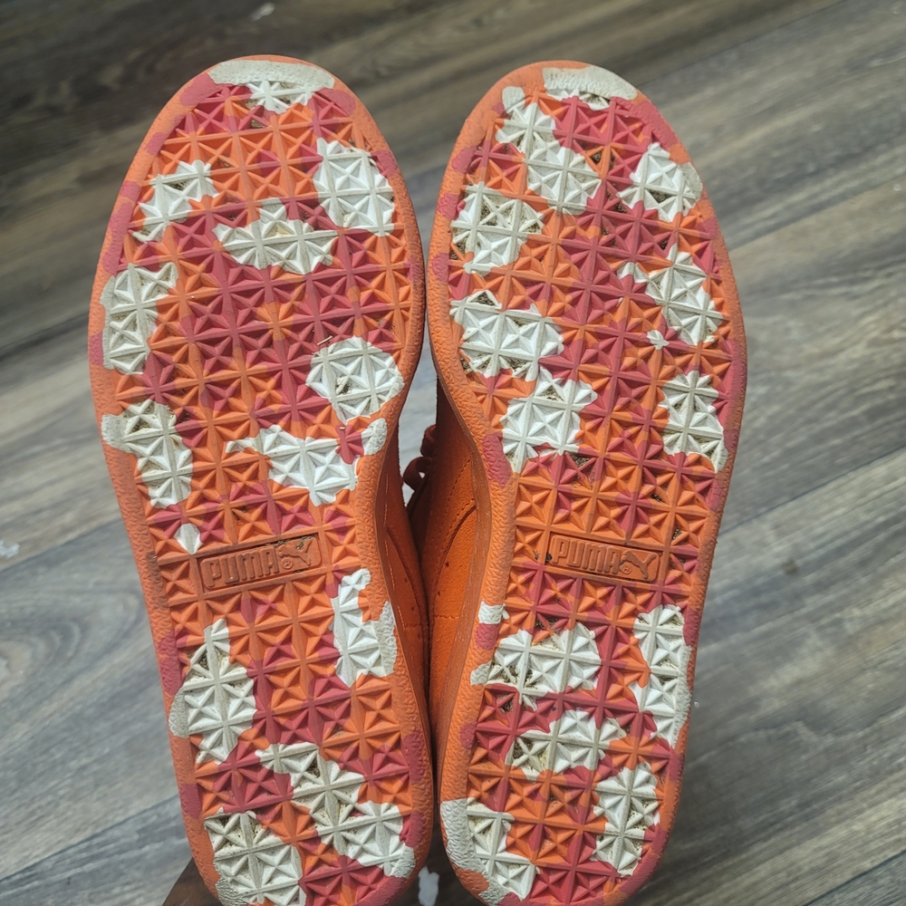 Puma Orange Sneakers Vibrant Style Comfort - Picture 5 of 8